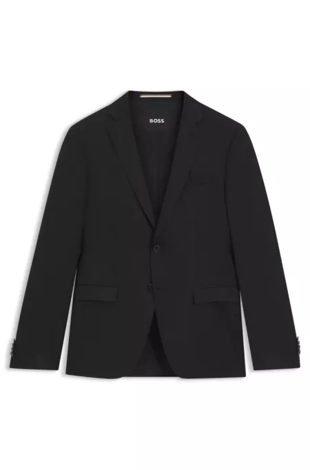 Extra-slim-fit suit jacket in virgin-wool serge