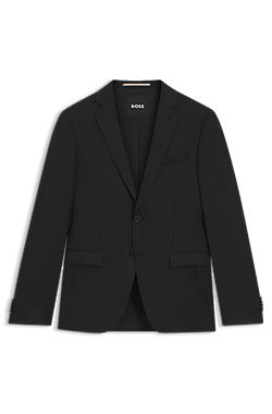 Americana extra slim fit en sarga de lana virgen