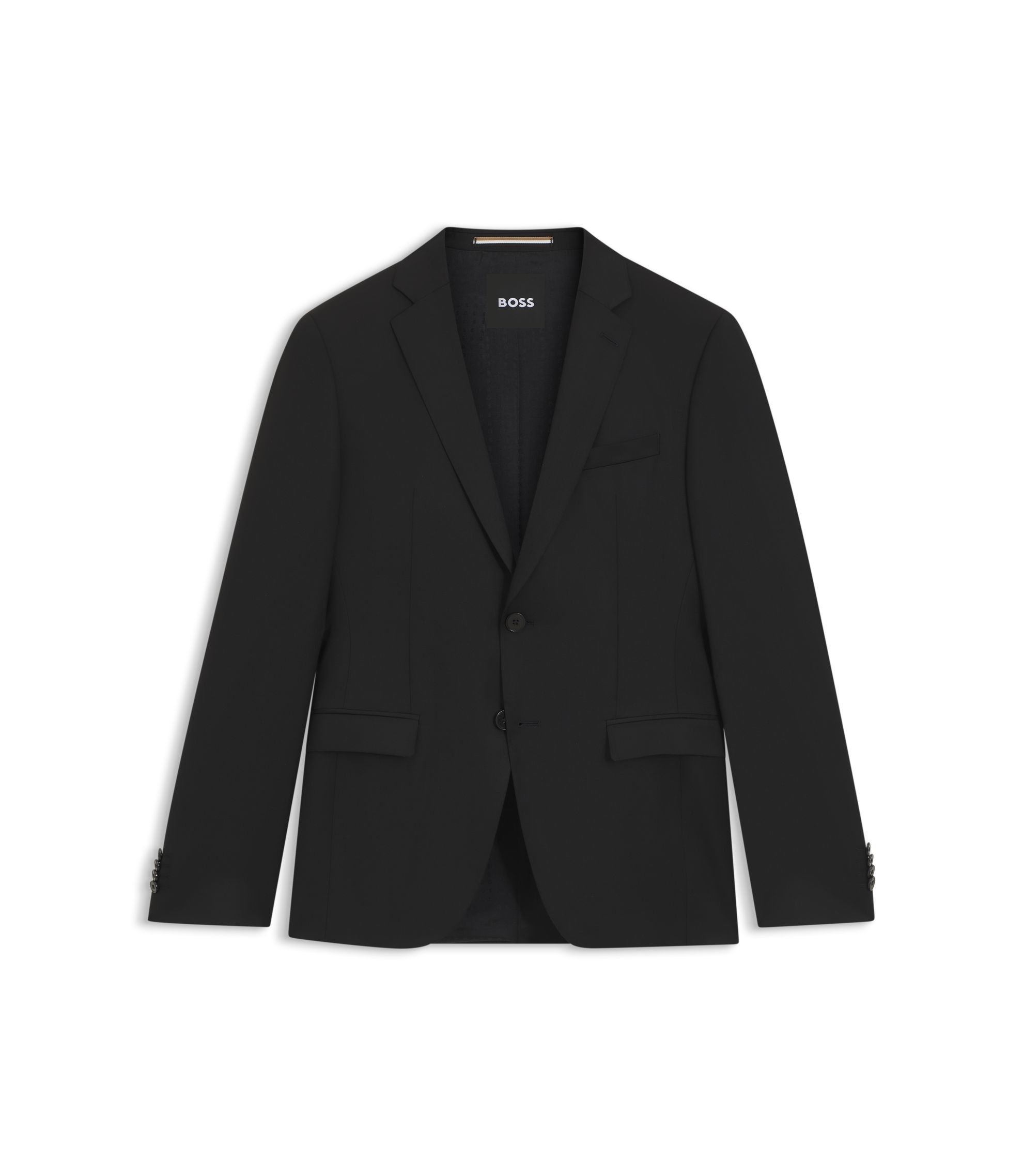 スリムフィット　ジャケット BOSS BOSS]スリムフィットジャケット 48A Silver パフォーマンスストレッチ ジャケット・アウター