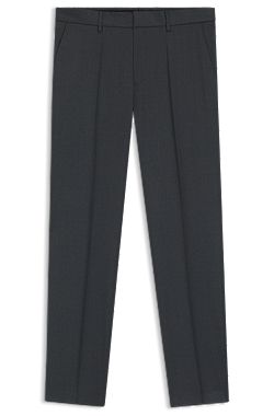 Pantalon Regular en sergé de laine vierge