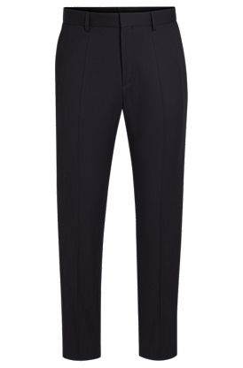 BOSS ONE Regular-fit pants in virgin-wool serge