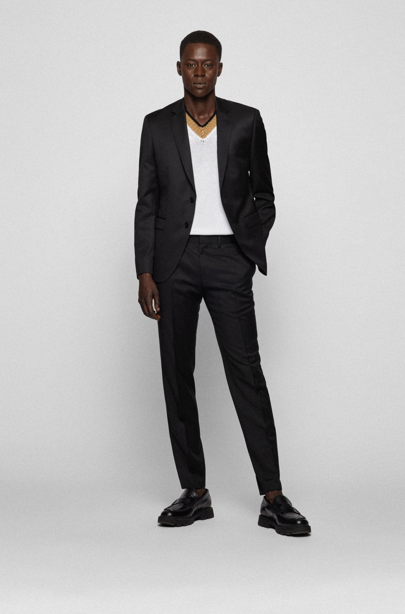 Hugo boss suit trousers on sale sale