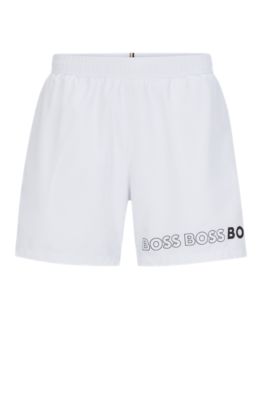 BOSS - Swim shorts with repeat logos