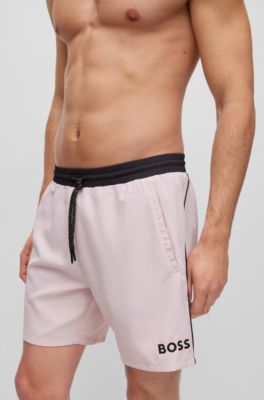 pink hugo boss swim shorts