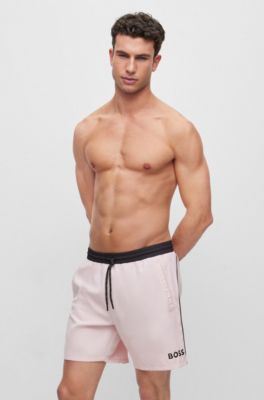 pink hugo boss swim shorts