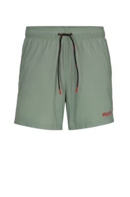 HUGO - Fully lined swim shorts with logo print