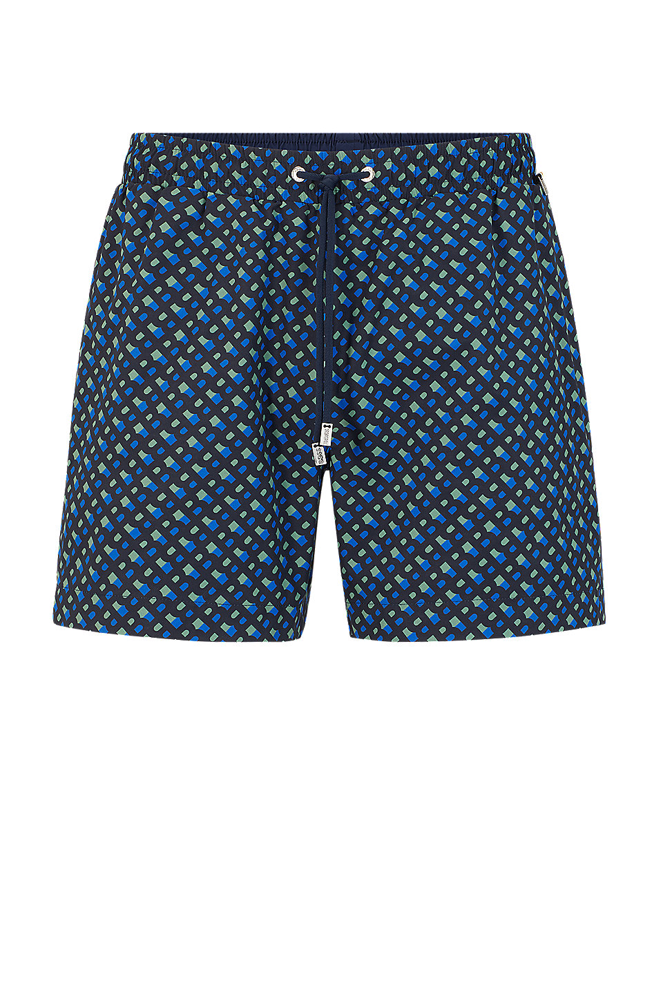 BOSS - Swim shorts with monogram print