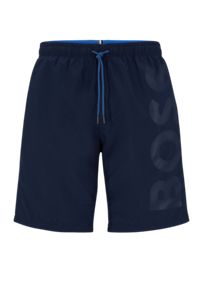 BOSS - Logo-embossed swim shorts