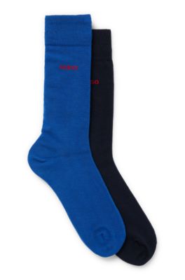 Hugo Boss Two-pack Of Socks In Cotton In Patterned