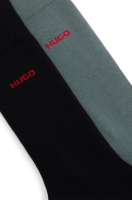 Two-pack of socks in cotton, Patterned