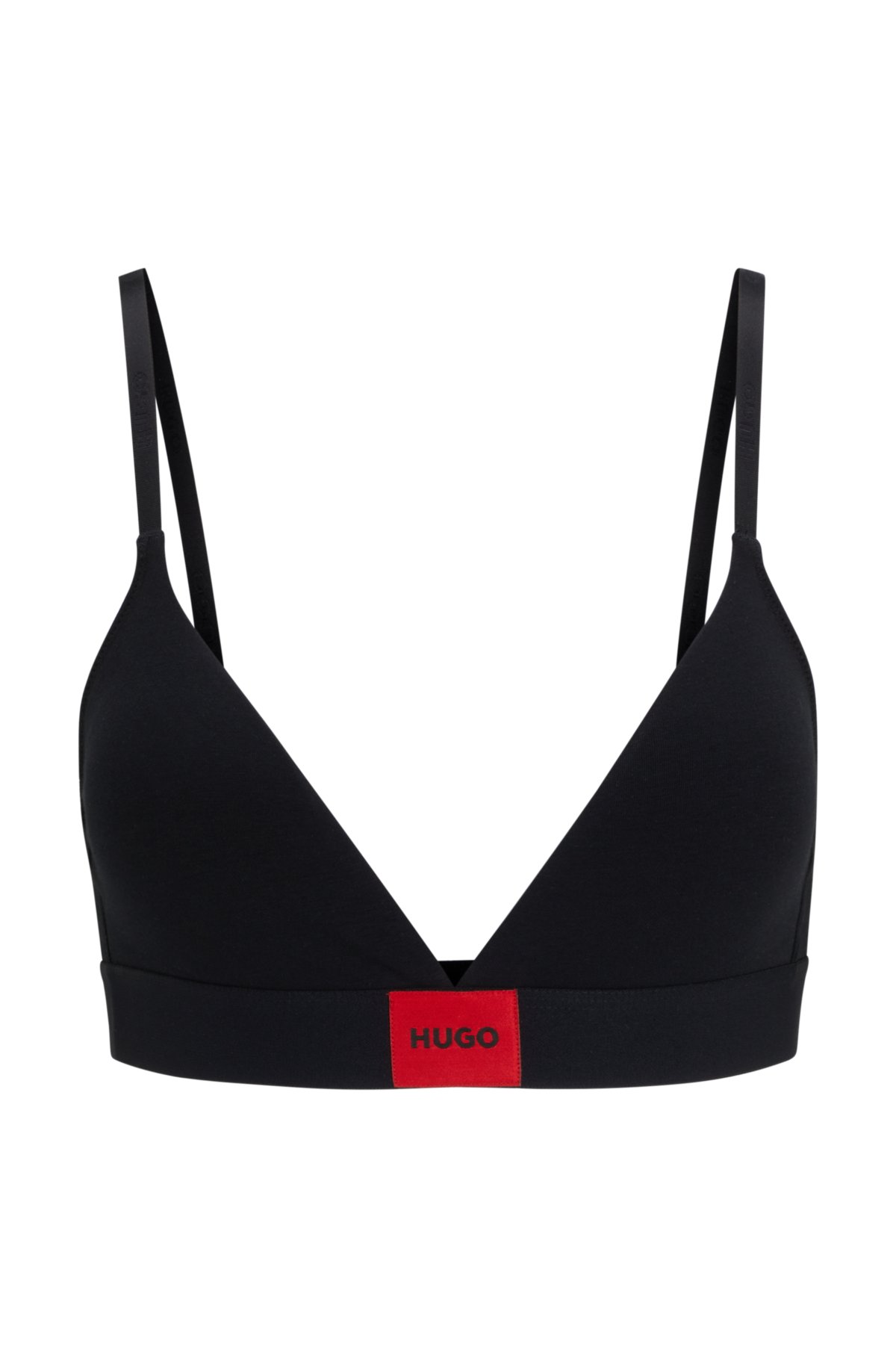 Buy Hugo Boss Black V-neck Bra - 1 Black At 42% Off
