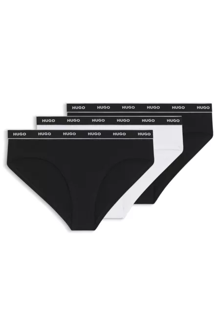 Three-pack of stretch-cotton briefs