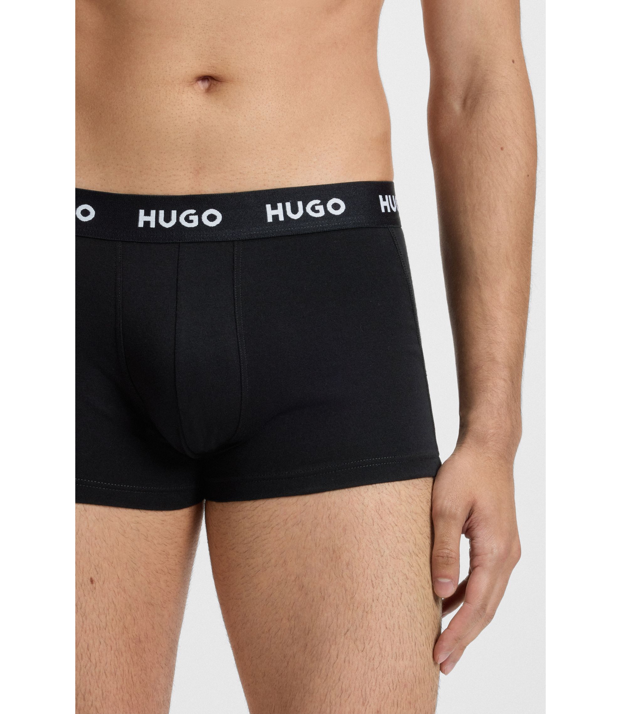HUGO 3P QS BACK LABEL CC, Calzini corti Uomo, Open