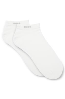 BOSS Two pack of ankle length socks in stretch fabric