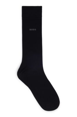 Regular-length socks with anti-bacterial finish, Black