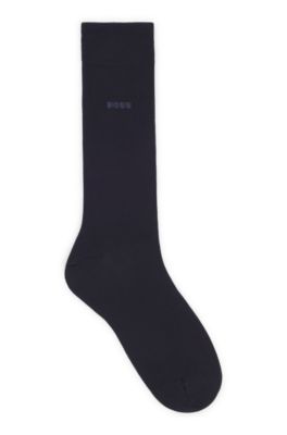 Regular-length socks with anti-bacterial finish, Dark Blue