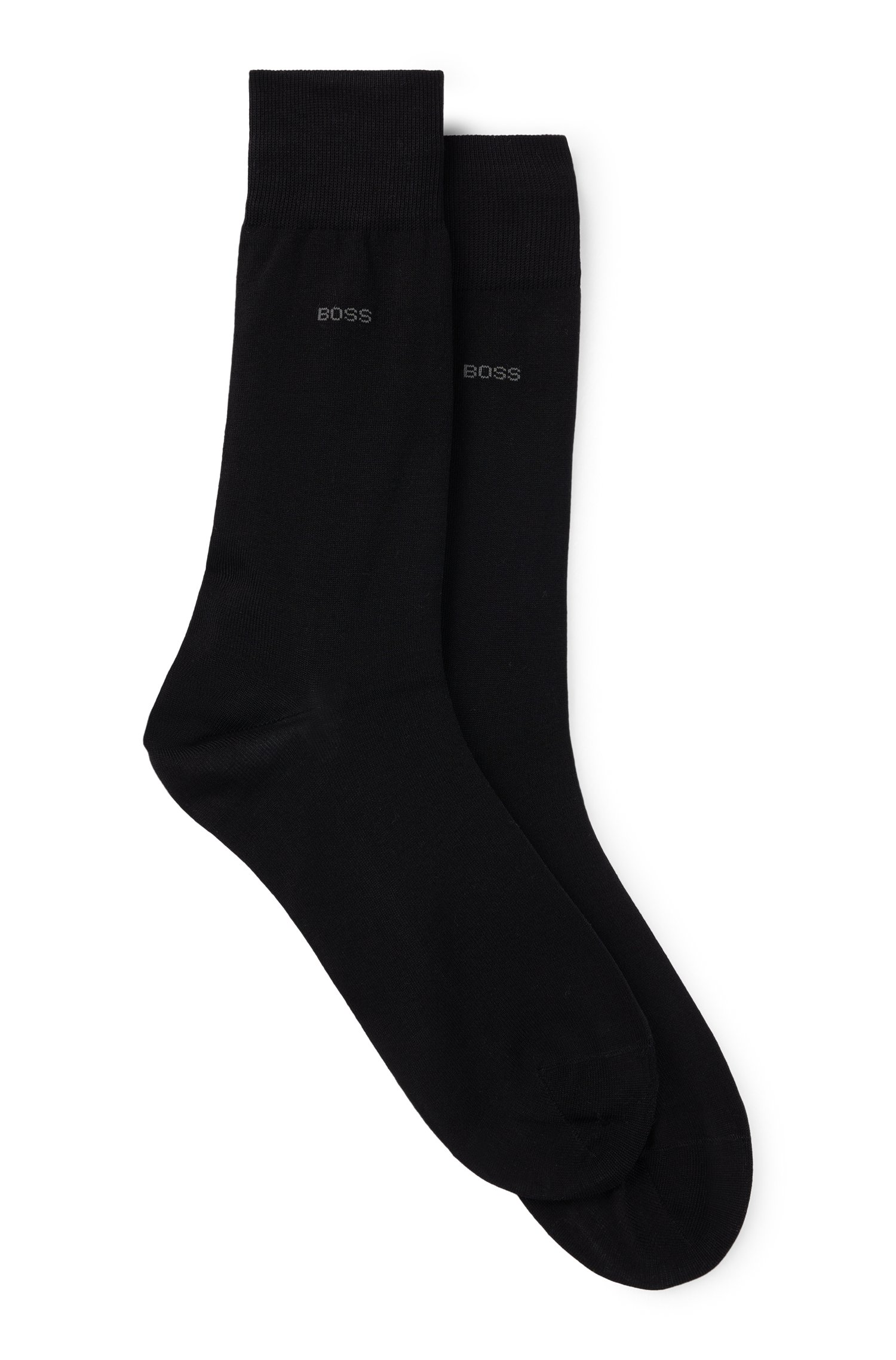 Two-pack of socks in an Egyptian-cotton blend