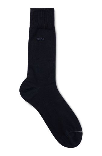 Two-pack of socks in an Egyptian-cotton blend, Dark Blue