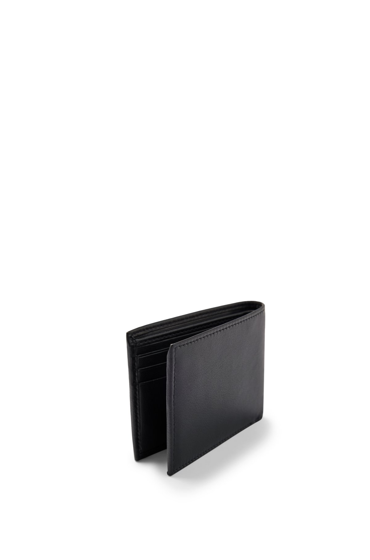 Off-white Monogram Leather Bifold Wallet In Green
