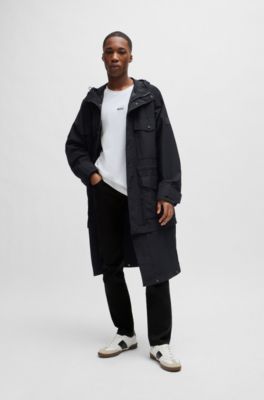 Slim-fit jeans in black comfort-stretch denim, Black