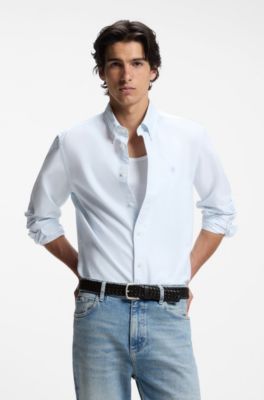 Ceinture en cuir tress&eacute;e, Noir