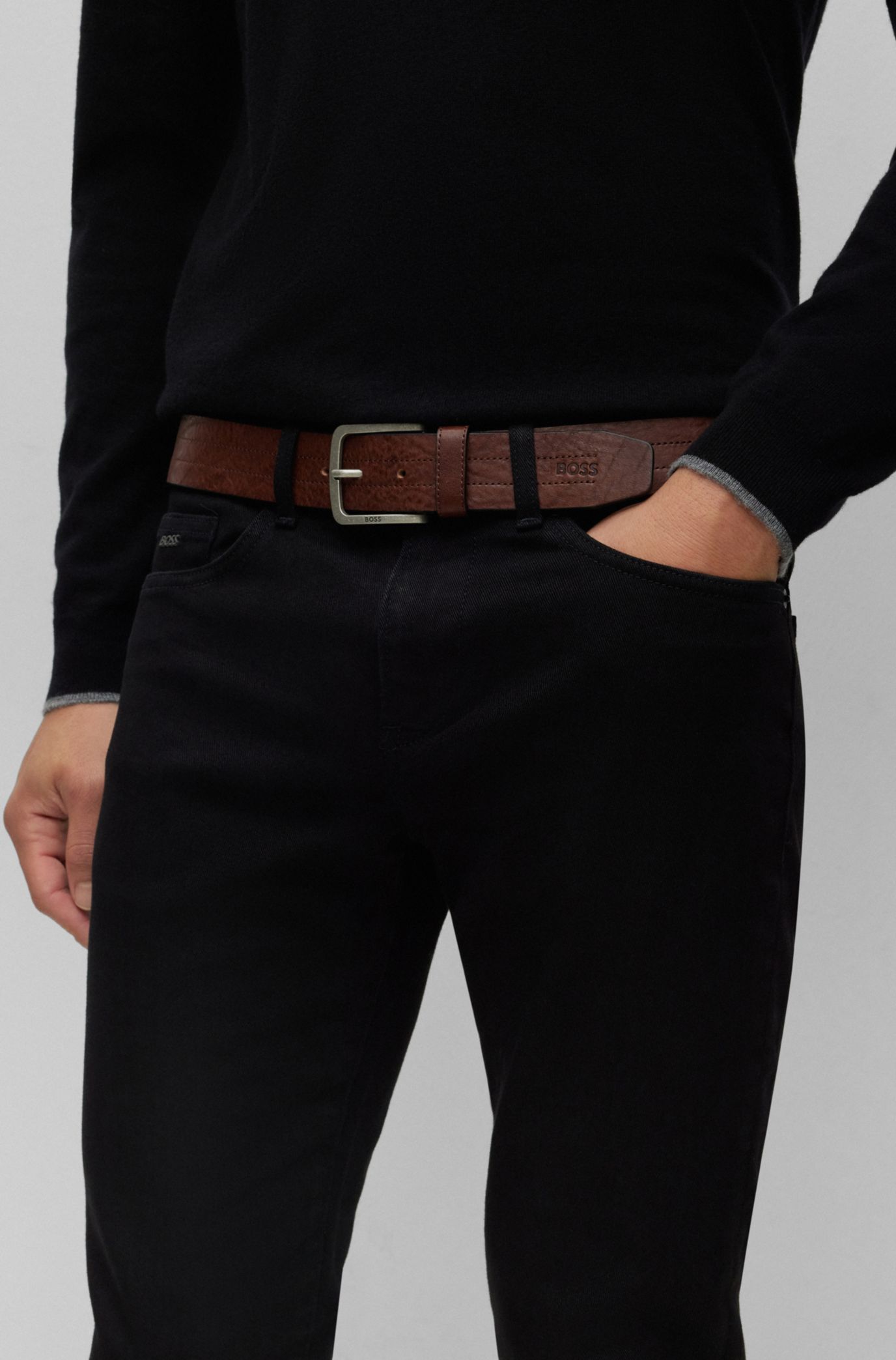 Hugo boss jeans best sale belt