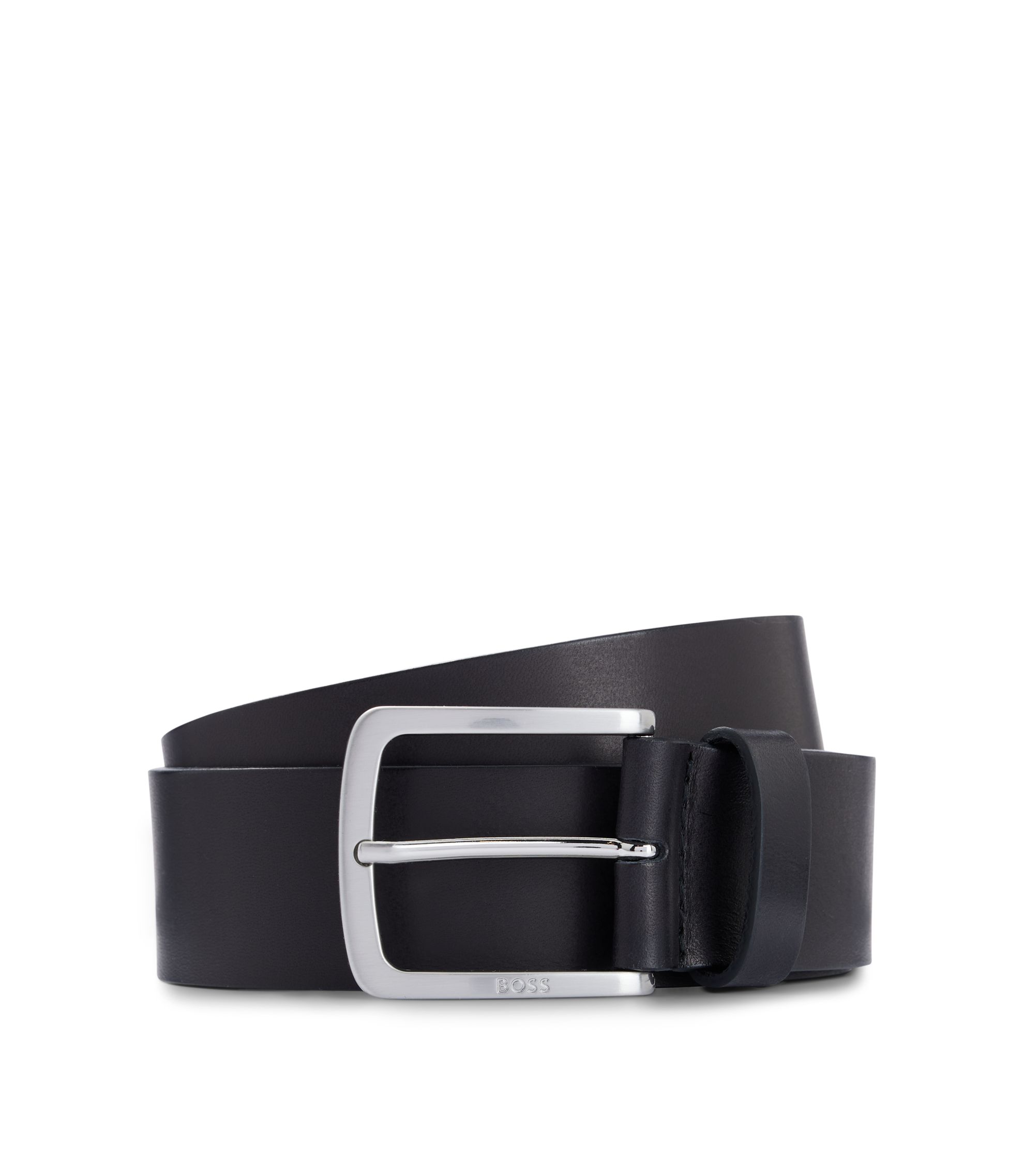 ETHOSENS 新品未使用タグ付 LEATHER BELT ブラック FREE 673921_AP00N_1000_001_100_0000