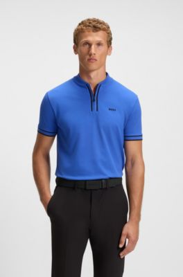 Cintur&oacute;n de piel italiana con hebilla con placa y logo, Negro