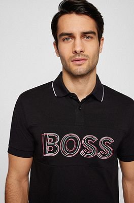 Hugo boss clearance multi coloured polo