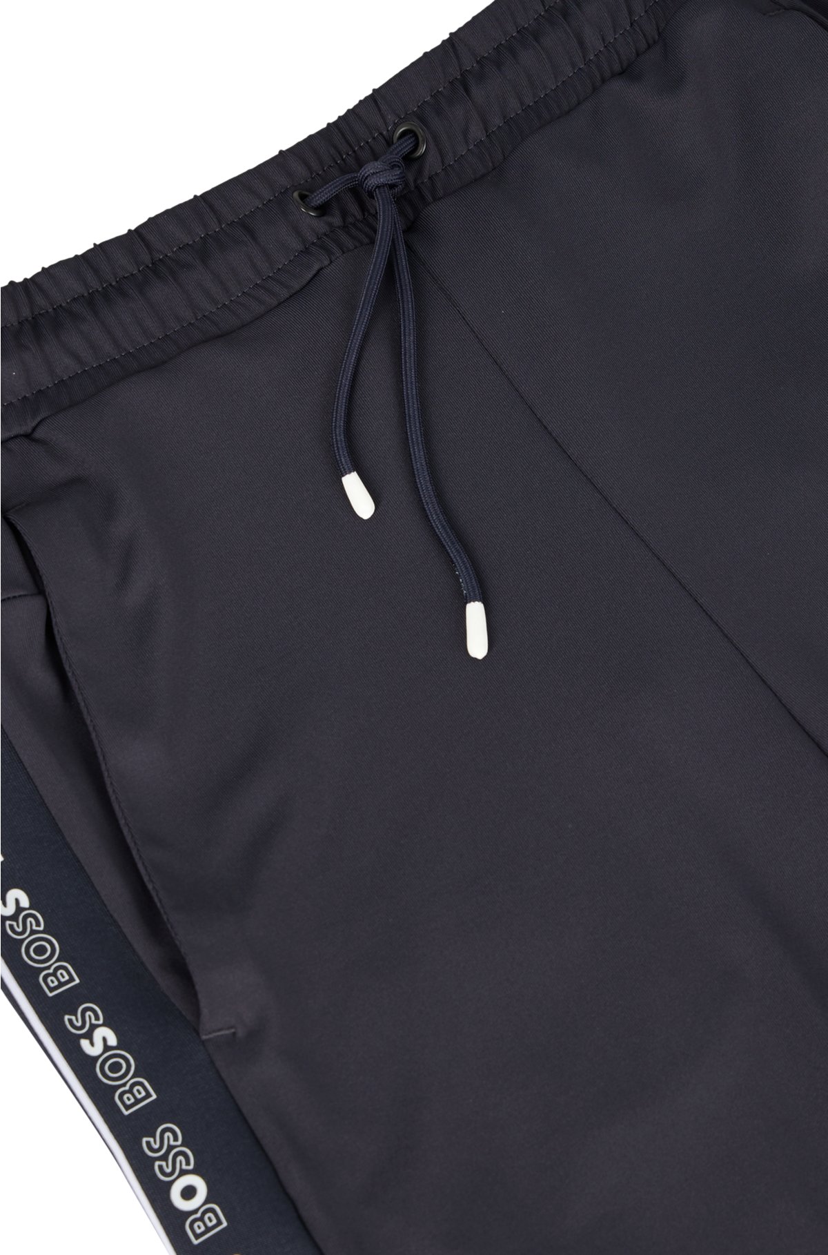 Neue Produkte und berühmter BOSS - Regular-fit shorts with inserts logo-tape