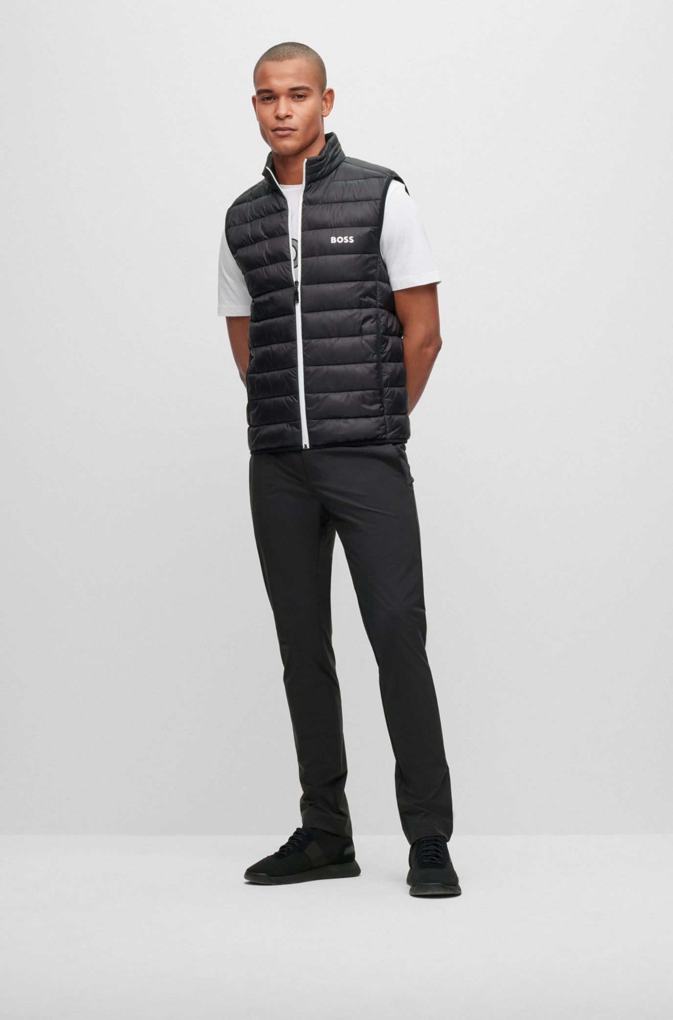 Women's Padded Gilet in Brushed Organic Cotton [3787] - £124.36