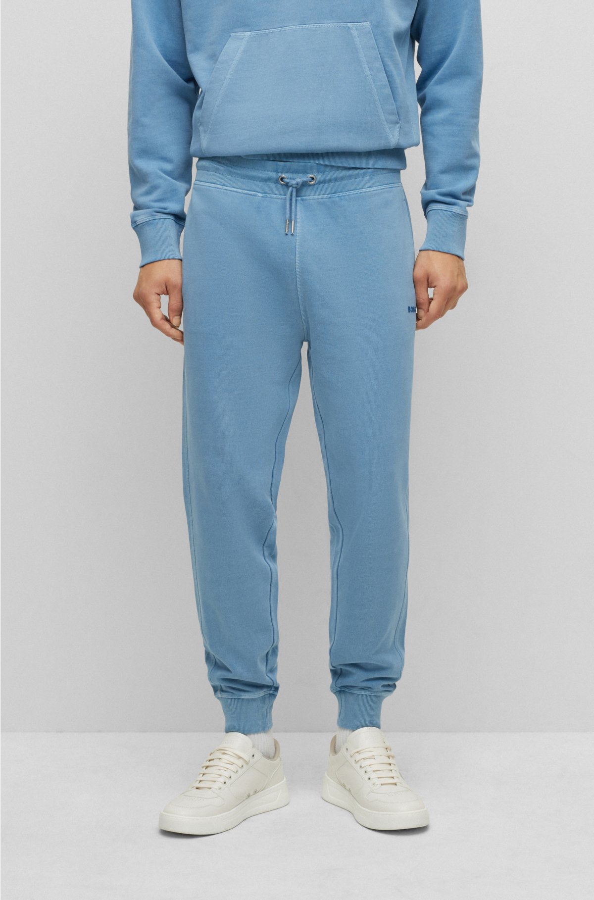 Symptomer tvilling Onset BOSS - Relaxed-fit tracksuit bottoms in French-terry cotton