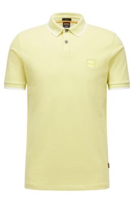 Hugo boss shop polo yellow