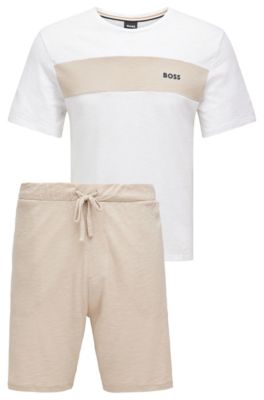 Hugo boss short outlet and shirt set