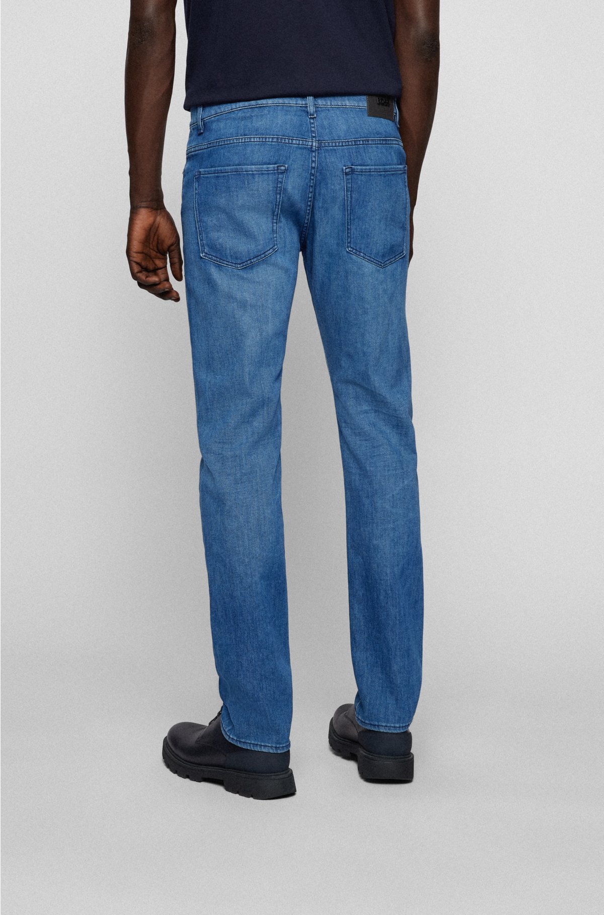 Peter Do Men's Wide Side-Stripe Jeans