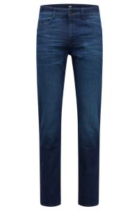 BOSS Slim fit jeans in blue Italian lightweight denim