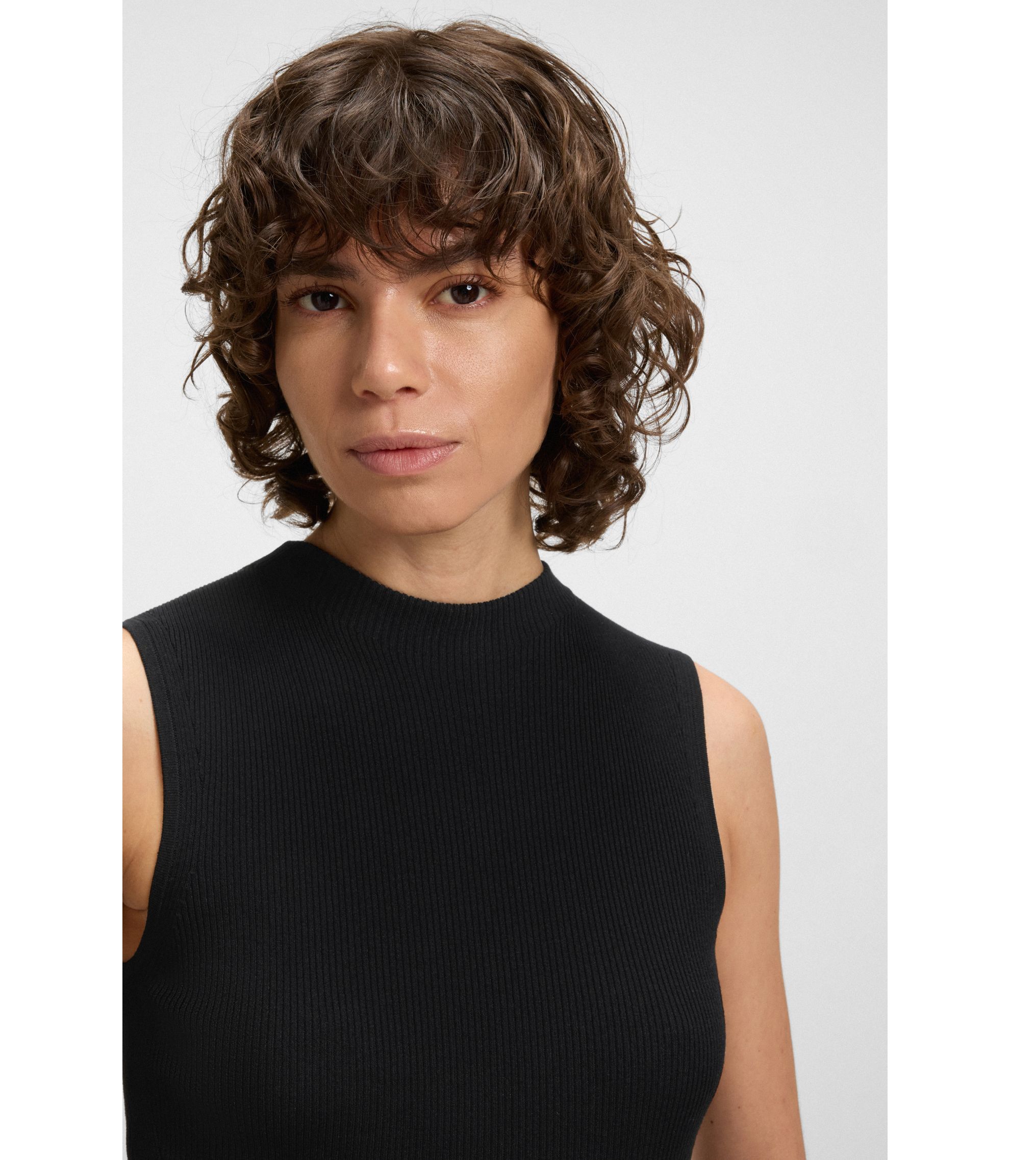 BRIEFING☆MS LOGO RIB MOCK NECK RF☆ブラック☆S BRIEFING☆MS LOGO RIB MOCK NECK RF☆ブラック☆S BRIEFING☆MS