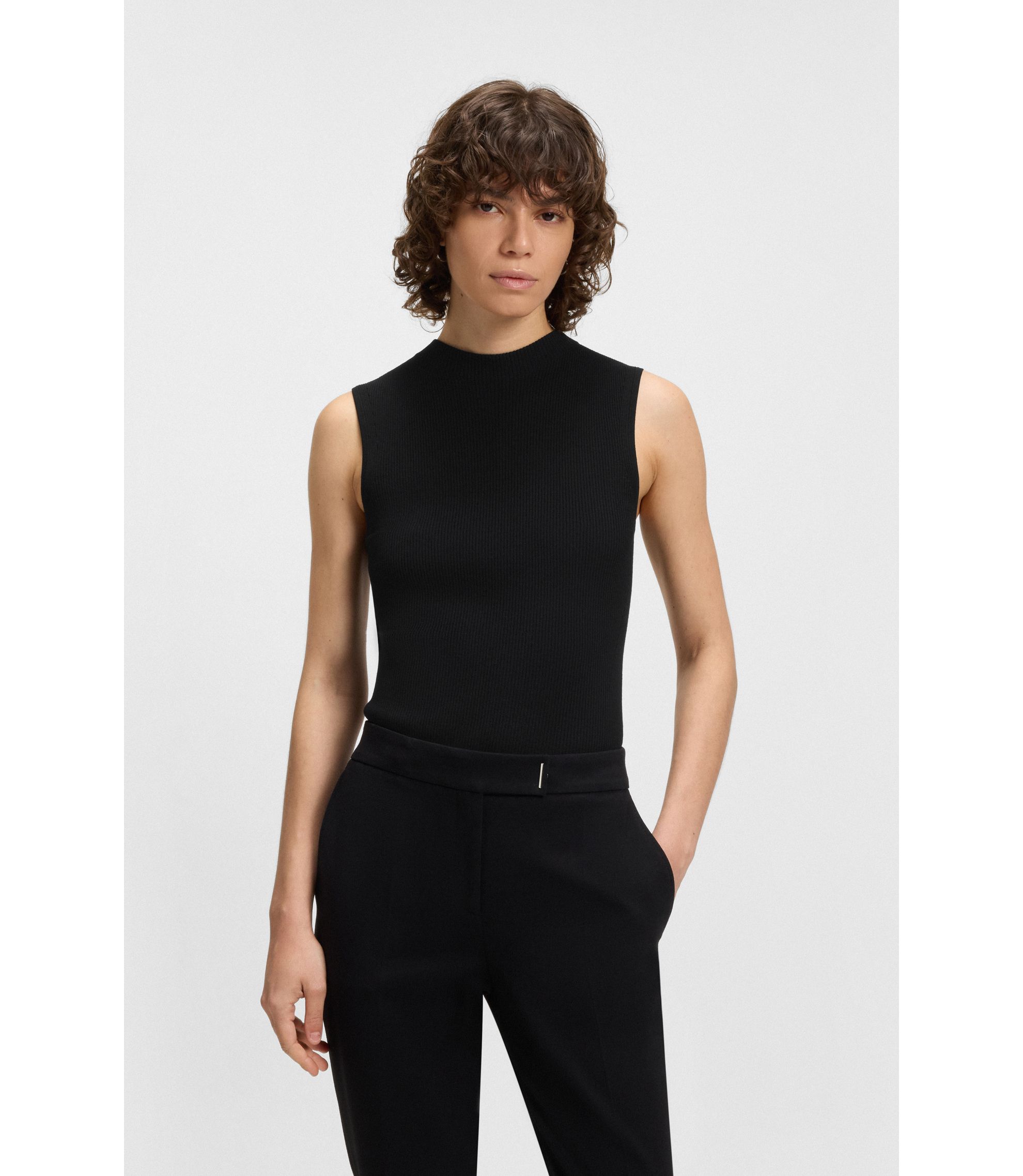 BRIEFING☆MS LOGO RIB MOCK NECK RF☆ブラック☆S BRIEFING☆MS LOGO RIB MOCK NECK RF☆ブラック☆S BRIEFING☆MS