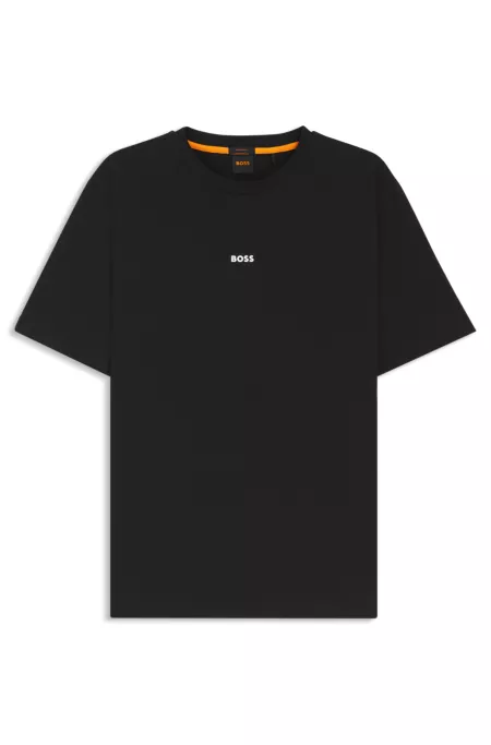 Relaxed-fit T-shirt with a layered logo print