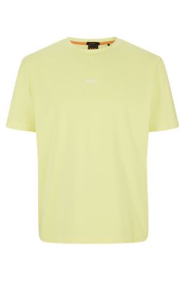 BOSS - Relaxed-fit T-shirt in stretch cotton with logo print