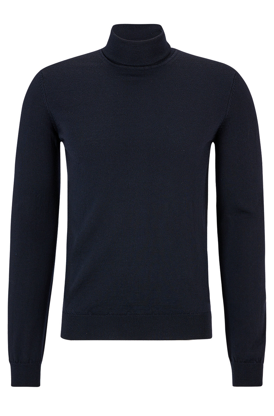 HUGO - Slim-fit rollneck sweater in virgin wool