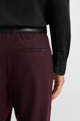 Performance-stretch slim-fit shirt a cotton blend