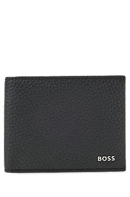 Hugo boss shop men's leather wallet