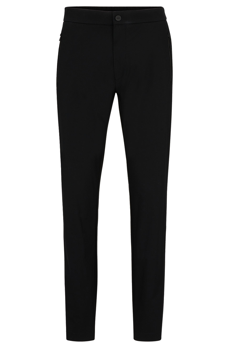 HUGO - Packable slim-fit trousers in performance-stretch fabric
