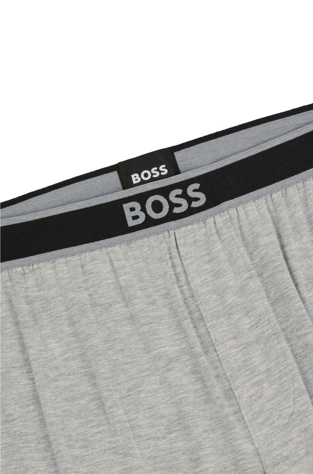 BOSS - Stretch-modal pajama waistband with logo bottoms