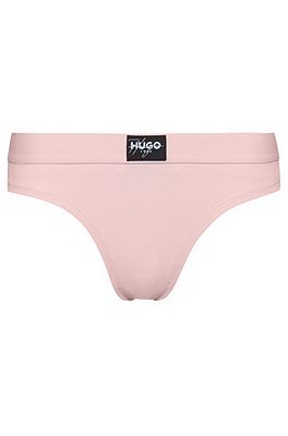  HUGO Boss womens Invisible Thong Panties, Pink Blush, X-Small  US : Clothing, Shoes & Jewelry
