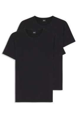 BOSS Lot de deux tshirts sousvêtements en coton stretch avec logo