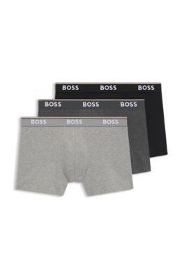 Paquete de tres calzoncillos b&oacute;xer, Gris claro