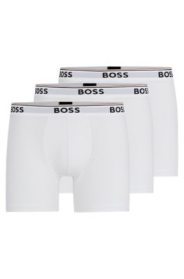 HUGO Bodywear Essentials Logo Brief In White for Women