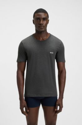 Paquete de tres camisetas de algod&oacute;n con logo bordado, Fantas&iacute;a
